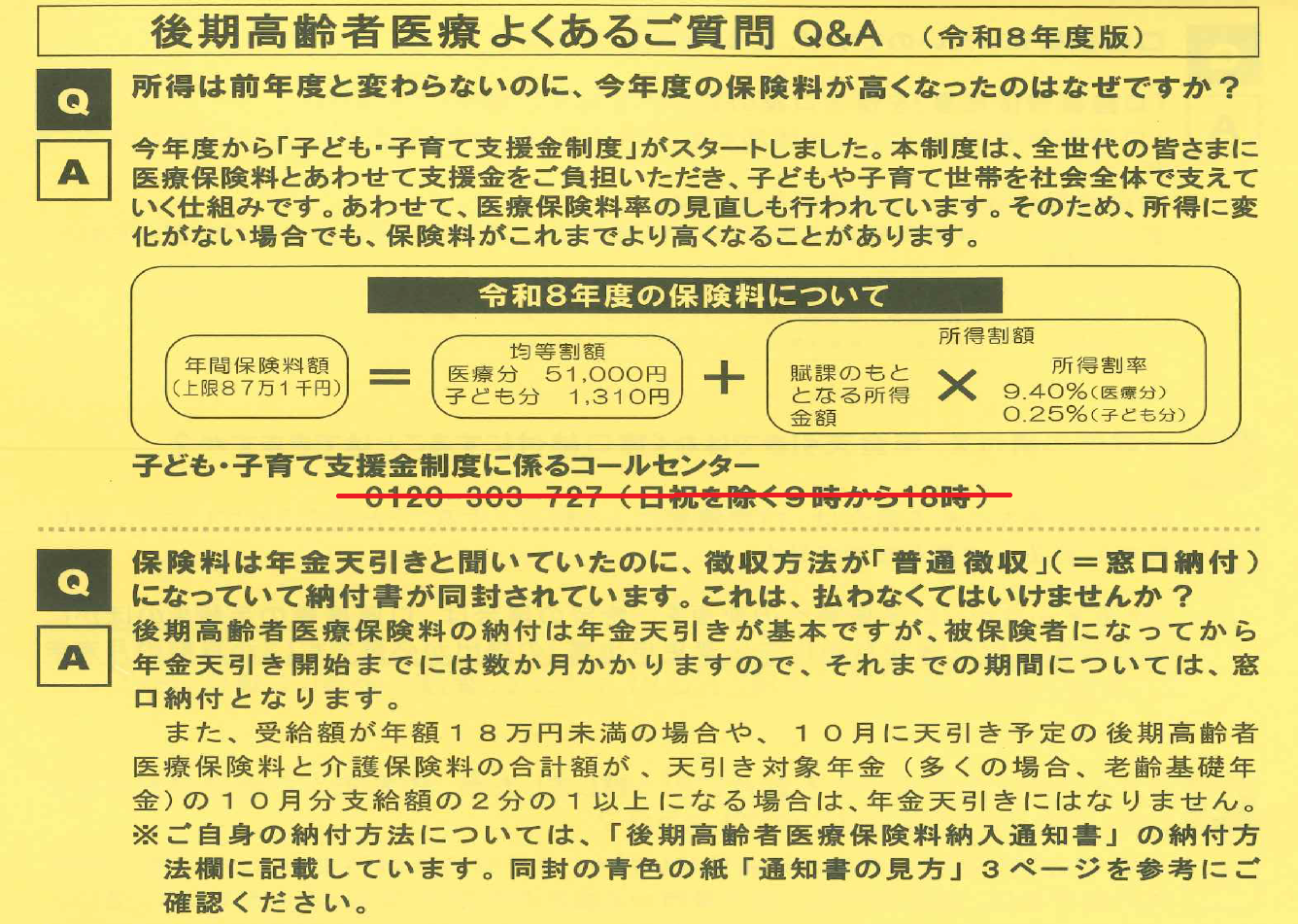 後期高齢者医療よくあるご質問Q&A