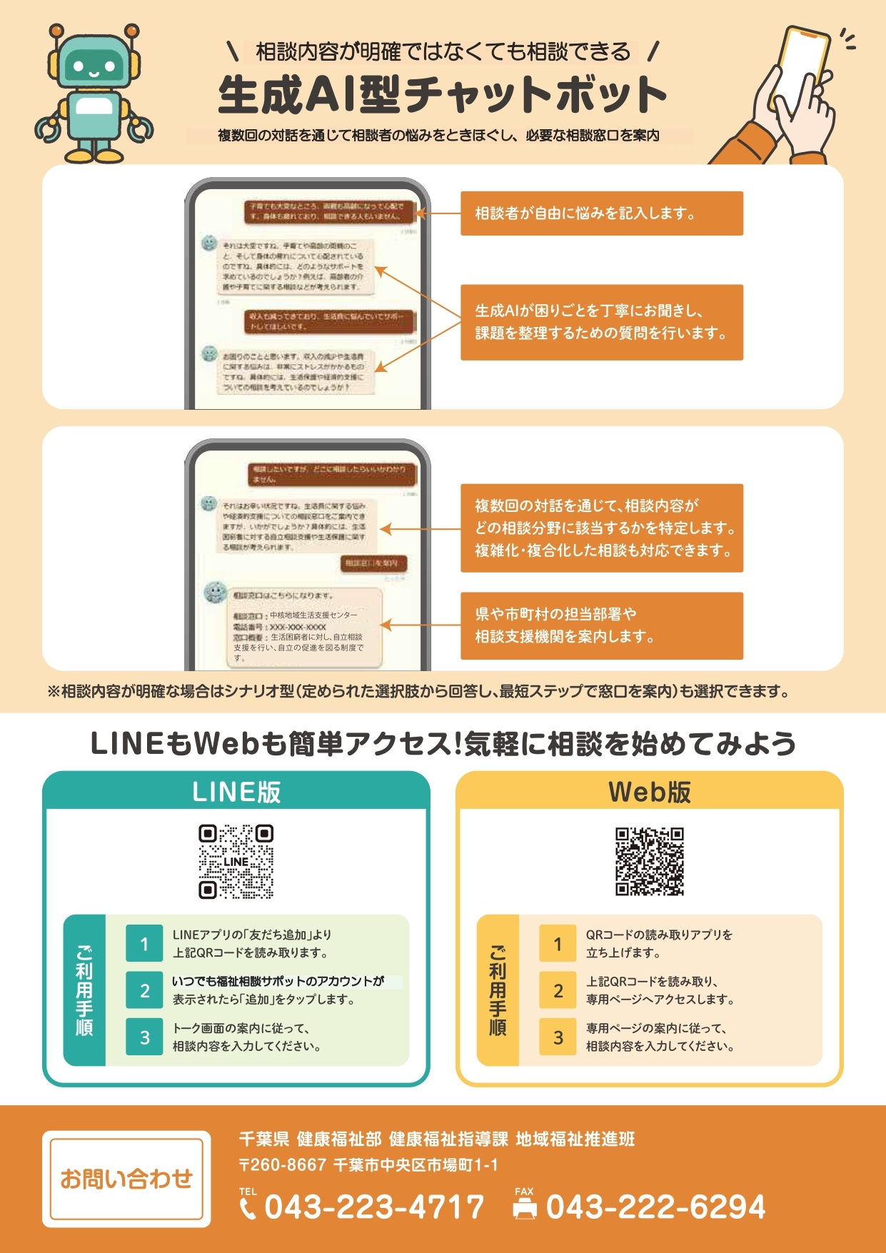 「いつでも福祉相談サポット」ちらし2