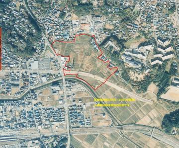 鏑木第二土地区画整理事業施行前の写真