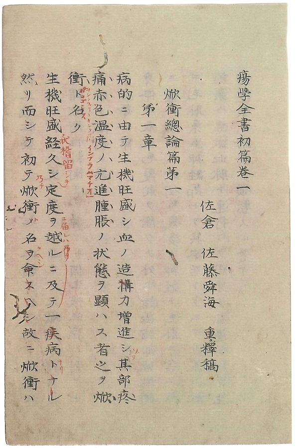よう学全書の中身の写真