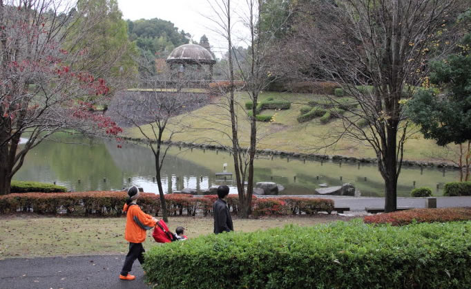 七井土公園を散策。