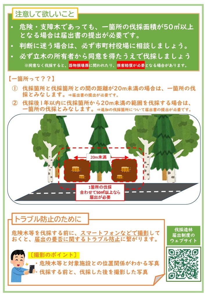 ごく小規模な危険木・支障木の伐採について／千葉県佐倉市公式ウェブサイト