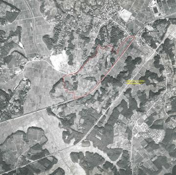臼井北部土地区画整理事業施行前の写真