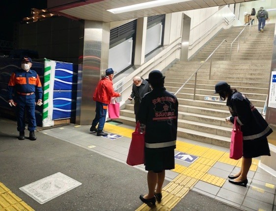 啓発活動の様子