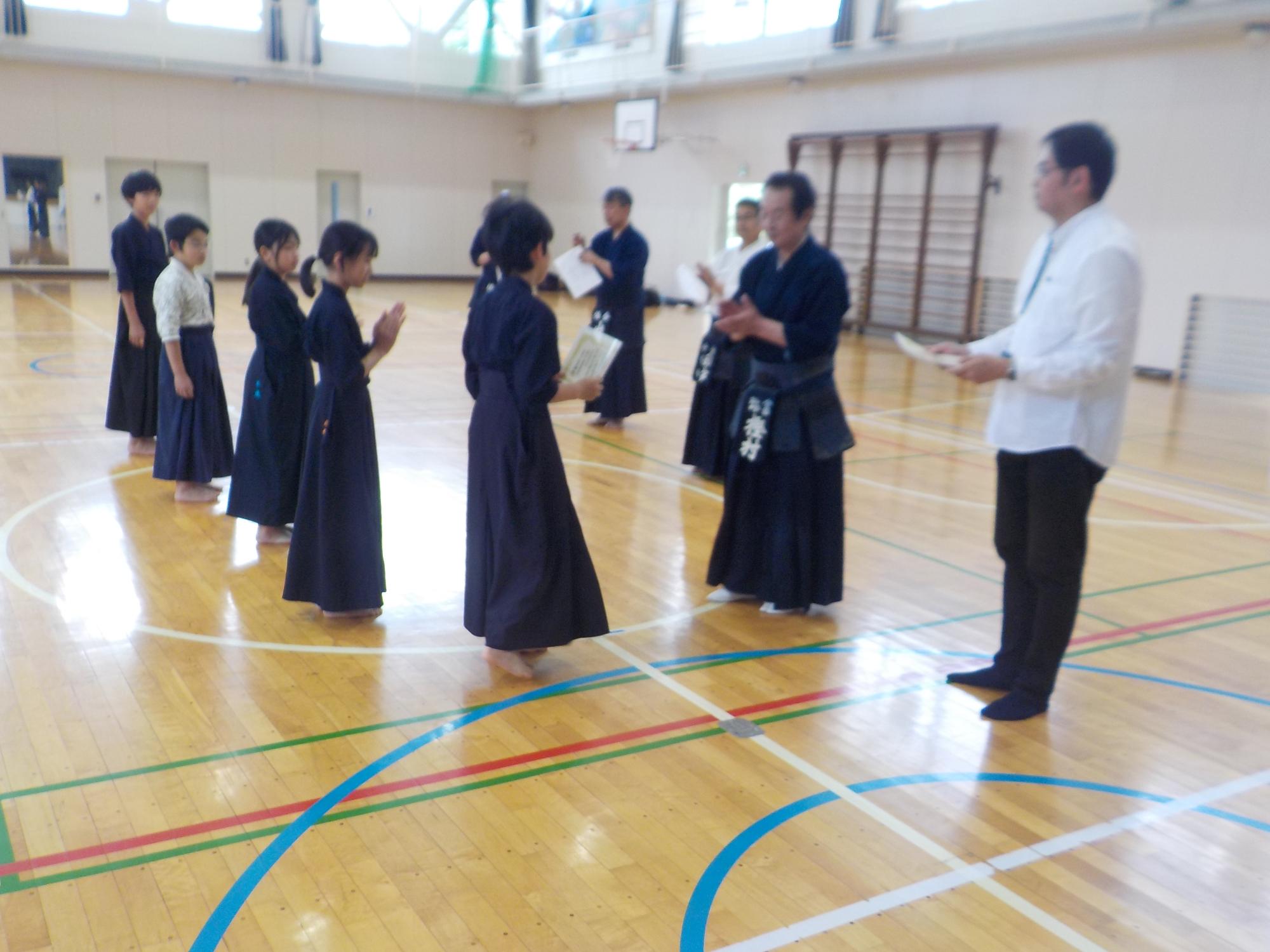 開校式表彰式
