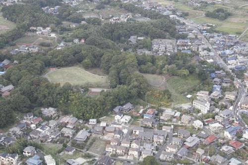 臼井城空撮